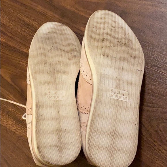 ROSE GOLD PINK SUEDE SHOES - Picture 7 of 10